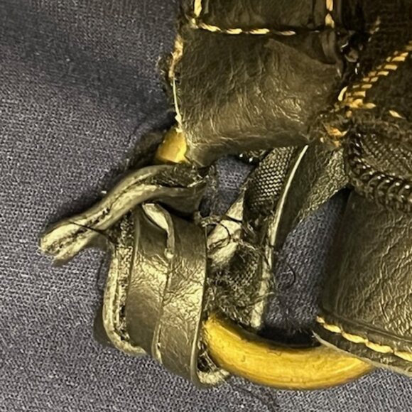 Fossil Floral/Geometric Fabric Shoulder Bag Adjustable Strap 11.5"x10.5" - Picture 15 of 16